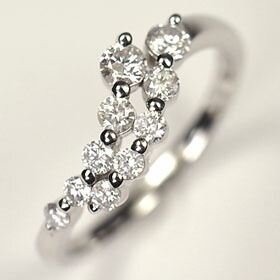 楽天市場】プラチナ ダイヤモンド リング スウィートテン プラチナ