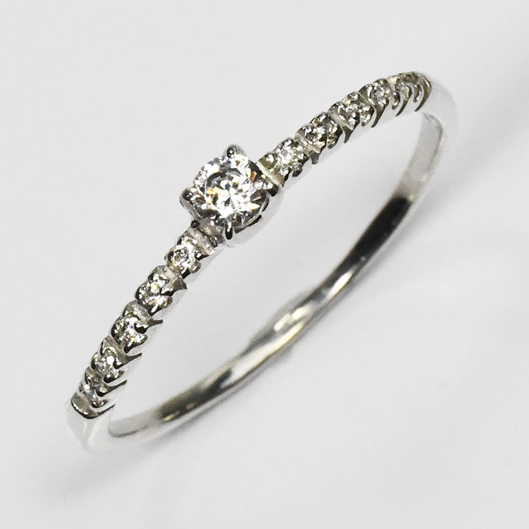 婚約指輪 プラチナ ダイヤモンド0.1ct エンゲージエレガンスリング H&C 鑑別書カード付 ハート＆キューピッド VS～SIクラス 高グレード 天然ダイヤモンド プラチナダイヤモンドリング Pt900 プロポーズリング
