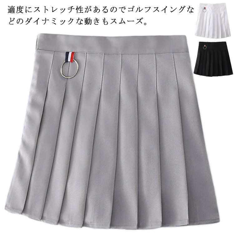 ゴルフウエスト インナーパンツ付スカート 爆安プライス ペチパンツ付 スカート 値引 レディース ミニスカート かわいい ショート丈
