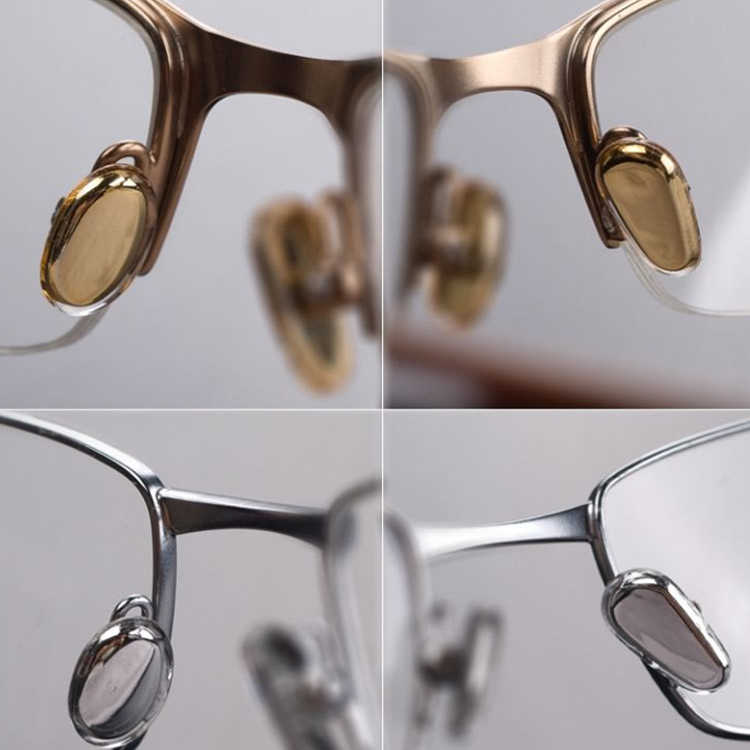 メガネ鼻パッド ホワイト 6個セット 鼻あて ずれ落ち防止 メガネ跡防止 眼鏡 通販