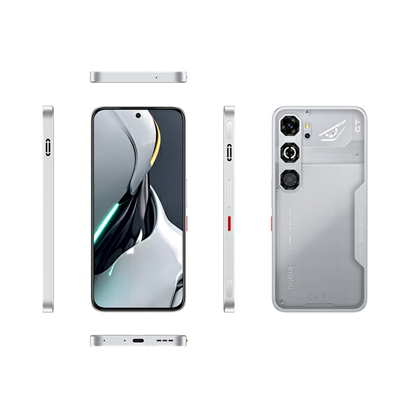 ZTE SIMフリースマートフォン Z2570NSL シルバー nubia Neo 5 GT 5G / MediaTek Dimensity 7400 / 6.8インチ 8GB/256GB｜Cuticle Style 店