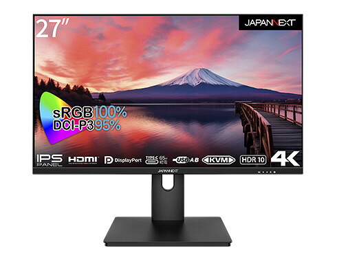 JAPANNEXT ジャパンネクスト マイコン管する JN-IPS273UHDR-C65W 27型 4K(3840×2160） /広広とした