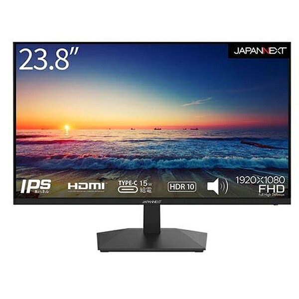 JAPANNEXT 液晶ディスプレイ JN-IPS238FHDRC 23.8型ワイド(16:9) IPS系パネル搭載フルHD PCモニター ブラック|Cuticle Style 店