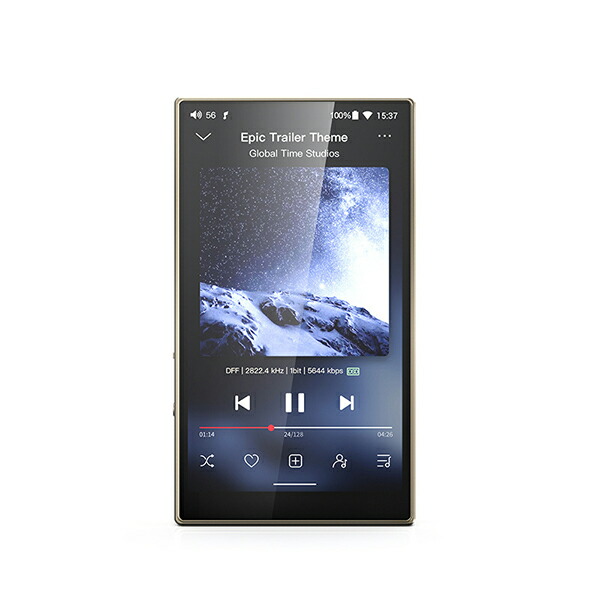 FiiO FIOM21G ハイレゾポータブルプレーヤー Titanium Gold FIO-M21-G ハイレゾ相応う 64GB