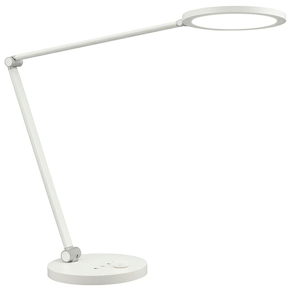 オーム電機 ODSLDC6KW LEDデスクライト 調光調色 タイマー機能付 ODS-LDC6K-W ［LED］