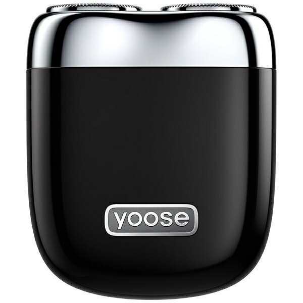 YOOSE(ユーセー) MINI2BLK MINI SHAVER 回転させる式灯し火電気カミソリ 黒いこと