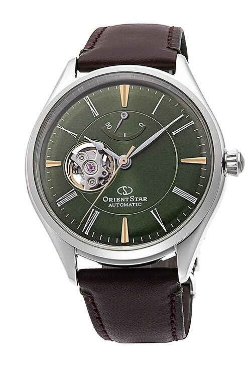 ORIENT オリエント 時計 自動巻き オリエントスター クラシック セミスケルトン RK-AT0202E グリーン｜Cuticle Style 店