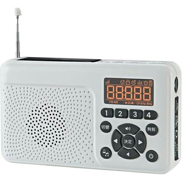 楽天市場】防災ラジオ FC-W118RD 手回し＆ソーラー充電 【防災