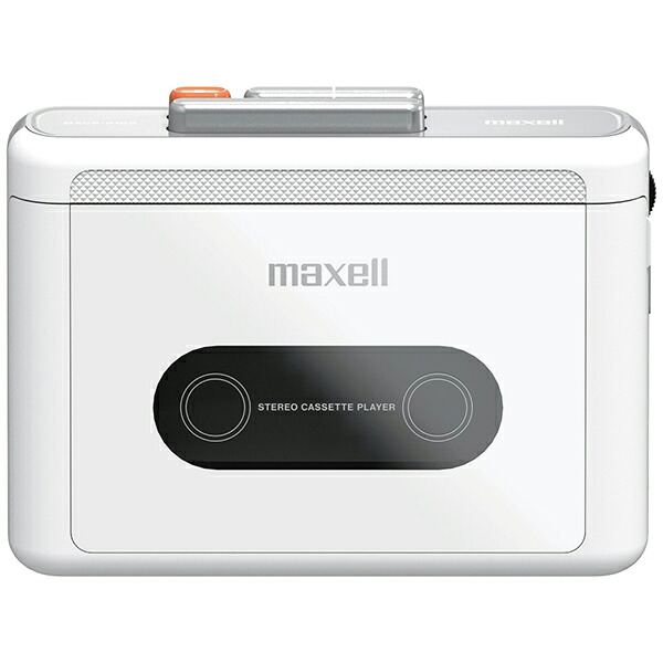 マクセル MXCP-P100 Bluetooth対応ポータブルカセットプレーヤー ホワイト MXCP-P100WH