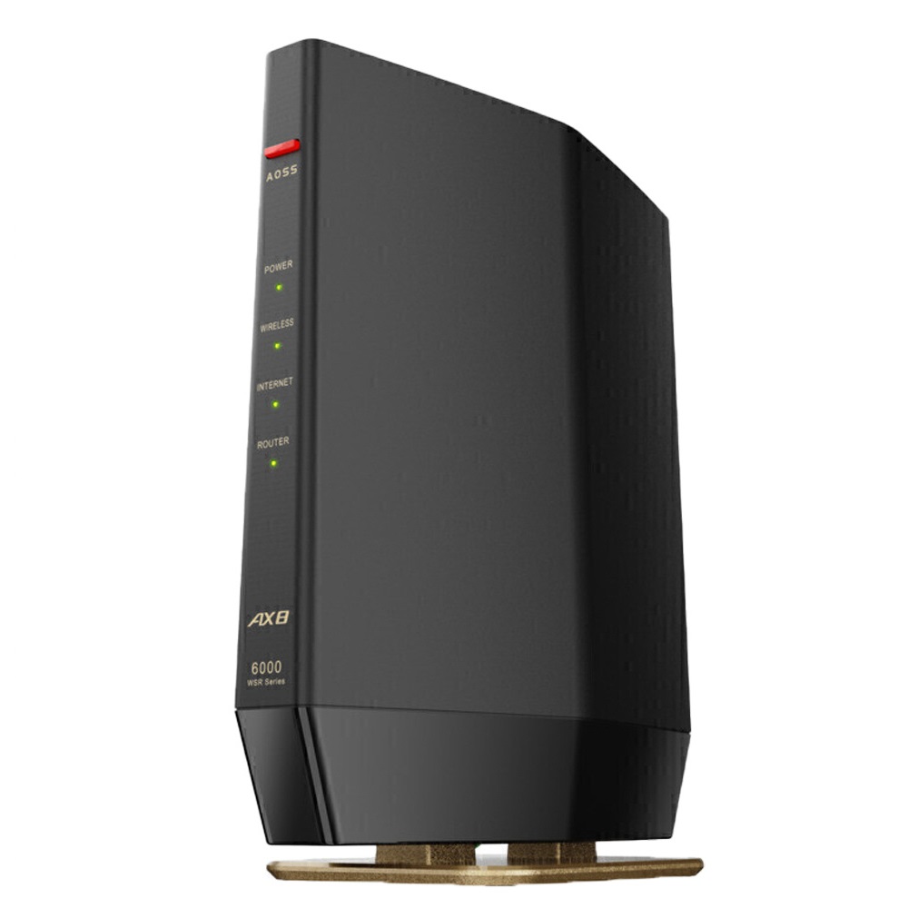 BUFFALO バッファロー AirStation WSR-6000AX8P-MB マットブラック Wi-Fi 6 Wi-Fiルーター 無線LANルーター 13,749円