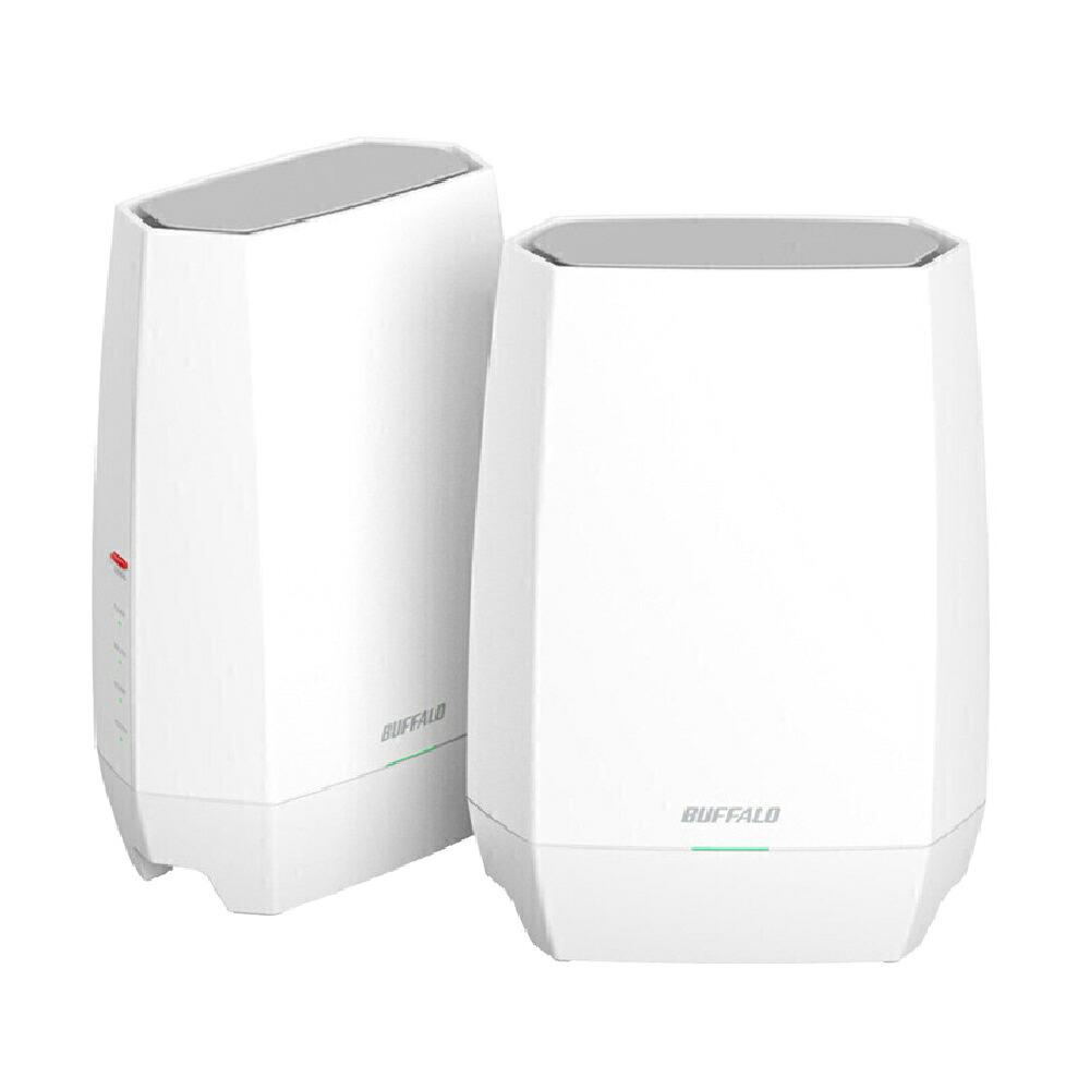 BUFFALO 緩衝装置置き目 AirStation WNR-5400XE6P/2S 白いこと Wi-Fi 6E Wi-Fiルータ 無線電話ローカルエリアネットワークルータ