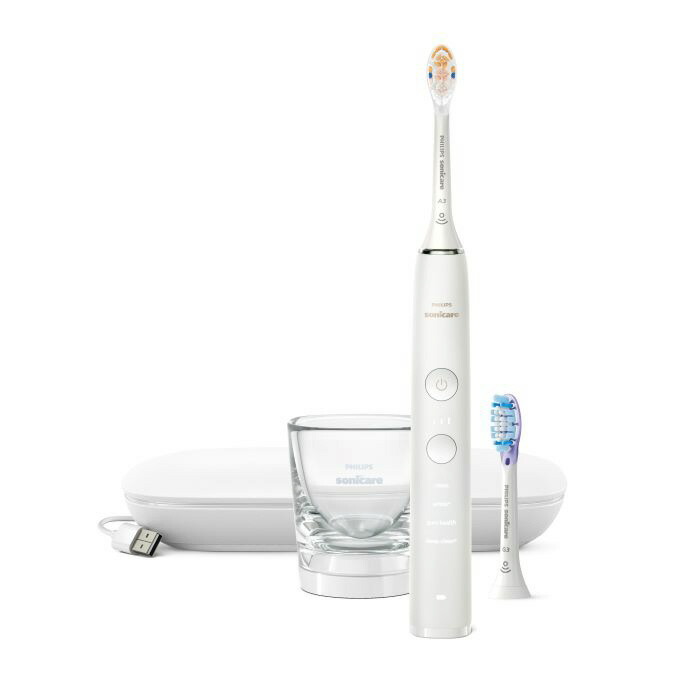 PHILIPS フィリップス ソニッケアー 電動歯刷子 金剛石喨喨たる 9000 HX9911/57 白いこと