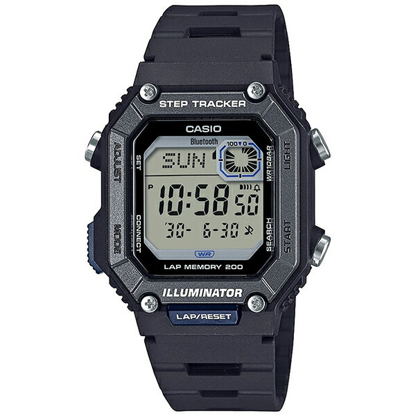 CASIO カシオ WSB10001AJF Bluetooth搭載時計】CASIO カシオ Collection （カシオコレクション） ブラック WS-B1000-1AJF