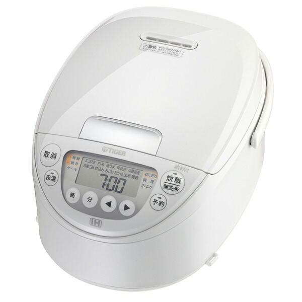 タイガー JPWM100 IHジャー炊飯器 炊きたて ピュアホワイト JPW-M100WY 5.5合 IH