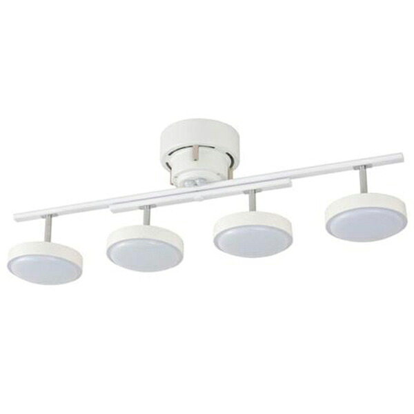 オーム電機(OHM) LED4灯シーリングライト LT-YLS4RC-W ホワイトウッド｜Cuticle Style 店