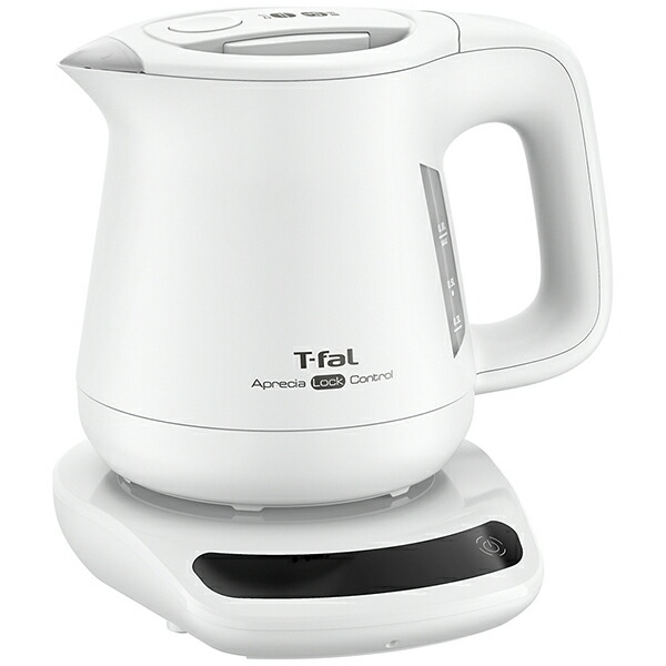 ティファール 灯し火湯沸かし T-fal アプレシア 鍵を掛ける 抑えつける T-FAL KO8601J0 白いこと 0.8L
