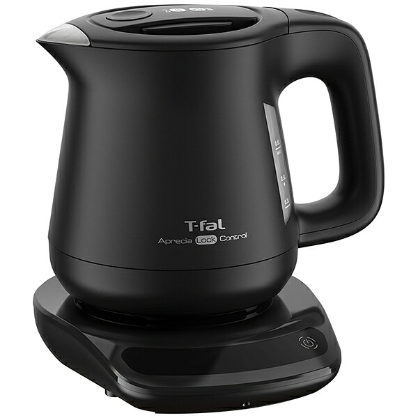 ティファール 灯し火湯沸かし T-fal アプレシア 鍵を掛ける 抑えつける T-FAL KO8608J0 黒いこと 0.8L