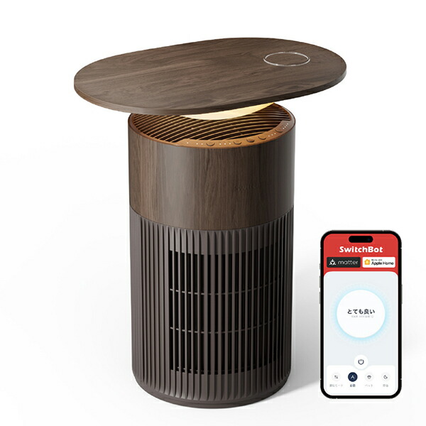 スイッチボット 空気の状態汚れのない機Table Switch Bot ウォール中毒者 当て嵌める畳数：25畳