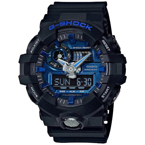 CASIO カシオ G-SHOCK GarishColor ワールドタイム GA-710-1A2JF ブラック