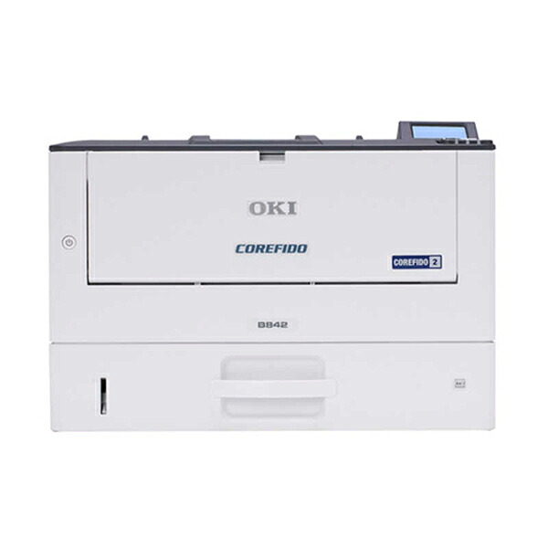 OKI モノクロレーザープリンター COREFIDO B842DN モノクロLED印刷人 A3相応う 白いこと