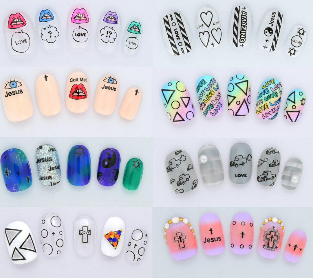Amazon Com Jesus Mary Water Nail Art Transfers Stickers Decals