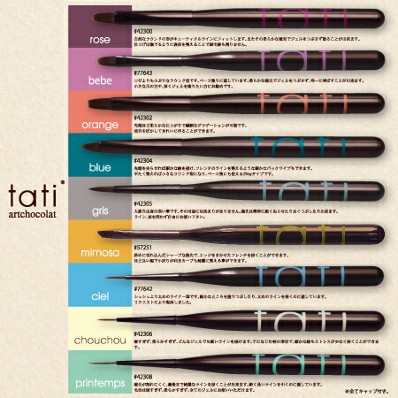 【新品未使用未開封】tati stick 筆　ブラシ　8本セット tati stick ブラシ