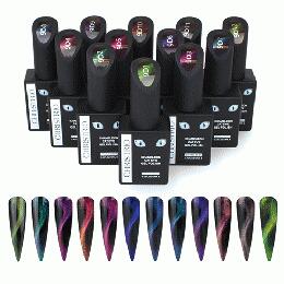 カメレオンキャッツアイ ネイル Christrio Nail ジェルネイル その他 9d 12色セット Cutie
