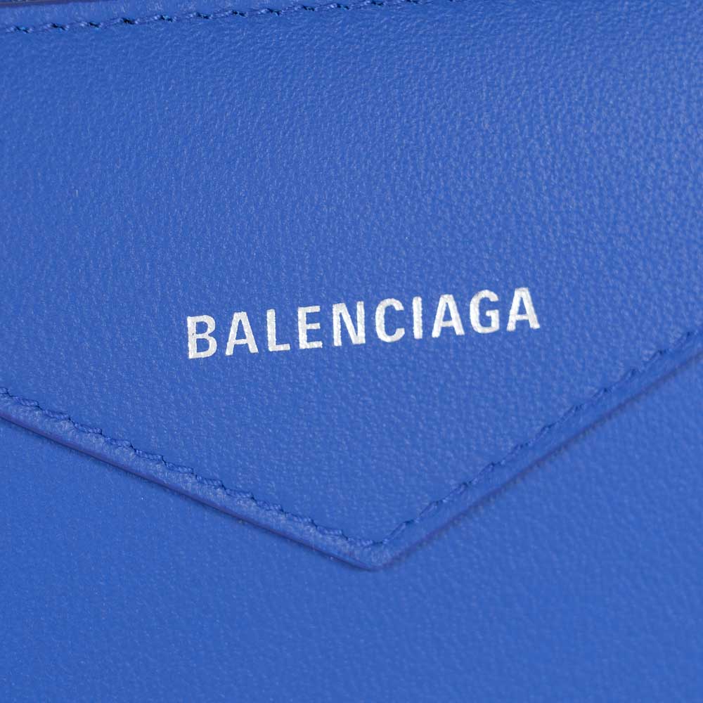 再再販 バレンシアガ 財布 メンズ ペーパー 長財布 Balenciaga Dlq0n 4330 レザー ファスナー ブルー 青 Zip 送料無料 男女兼用 スプリングフェア Www Hbleisure Com