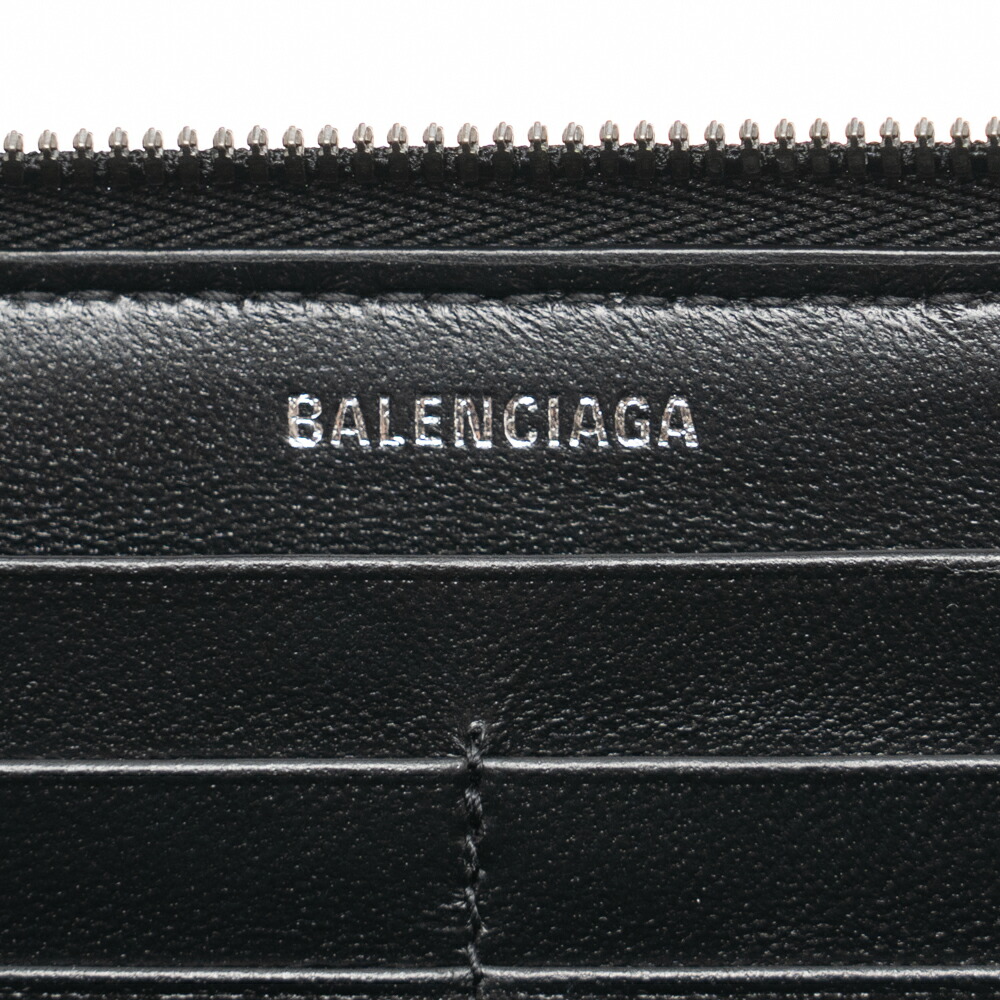 楽天市場 バレンシアガ 財布 ファスナー長財布 小銭入れ付き レディース Bロゴ Balenciaga 1wn17 1000 レザー 革 ブラック キルティング 黒 ギフト プレゼント ギフト ラッピング対応 Zokzok楽天市場店