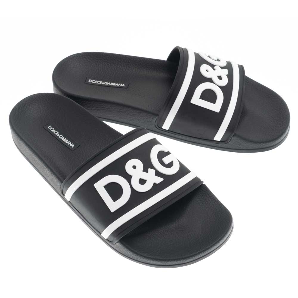 【D&G】Dolce & Gabbana ペイント プラットフォーム サンダル 