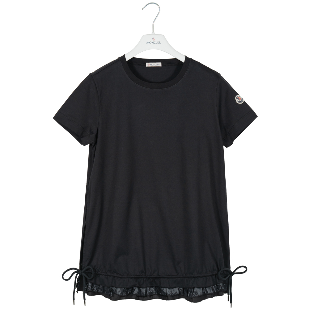 【楽天市場】モンクレール MONCLER レディース Tシャツ 半袖 カットソー コットン XS/S ブラック MONCLER 8080600