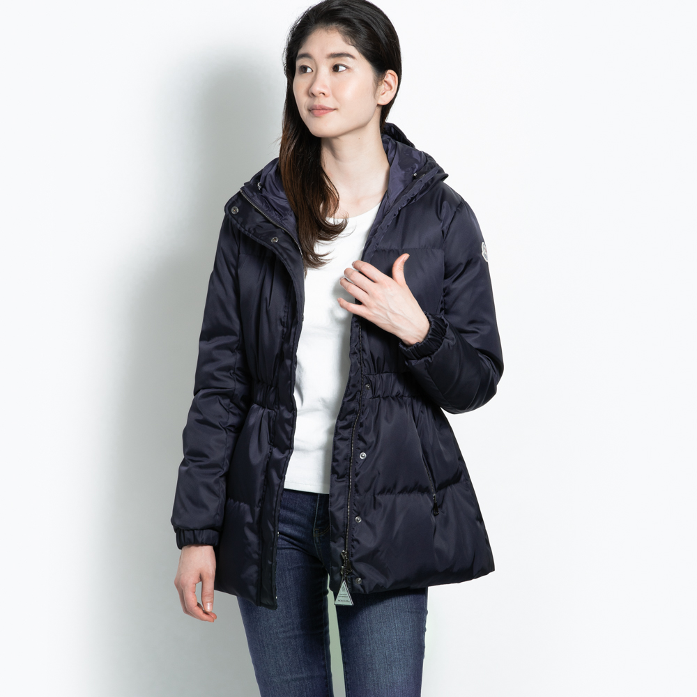 【楽天市場】モンクレール ダウン レディース ダウンジャケット ダウンコート MONCLER FATSIAN 1 ネイビー 防寒着 紺 18