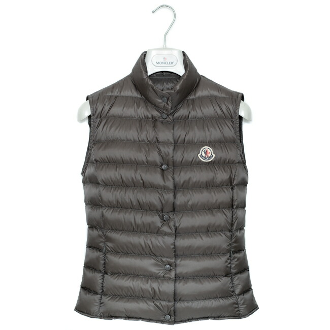 モンクレール セリーヌ レディース ダウン Longue ジレ ダウンベスト Liane サイズ00 Moncler サイズ00 Longue Saison ナイロン ジップアップ 薄手ダウン グレー 収納ポーチ付 930 レディース 送料無料 Zokzok店モンクレール Moncler レディース ベスト