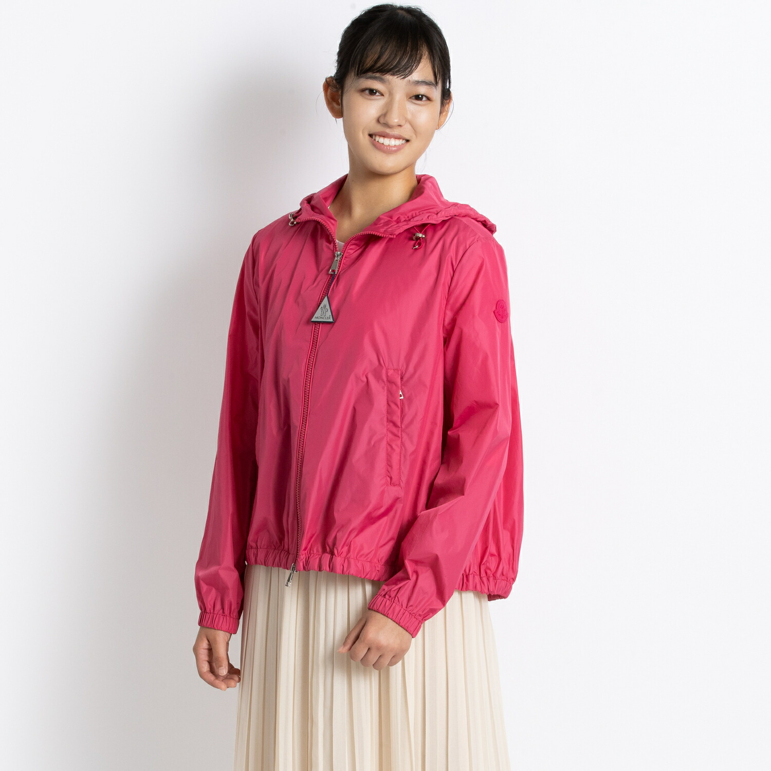 MONCLER フリル付きナイロンジャンパー ピンク美品 楽天市場】モンクレール パーカー ナイロンジャンパー MONCLER