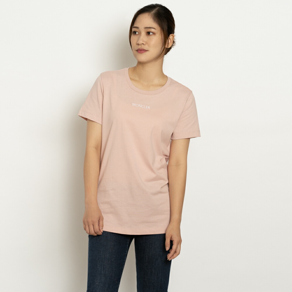 モンクレール Tシャツ 半袖 トップス MONCLER ピンク