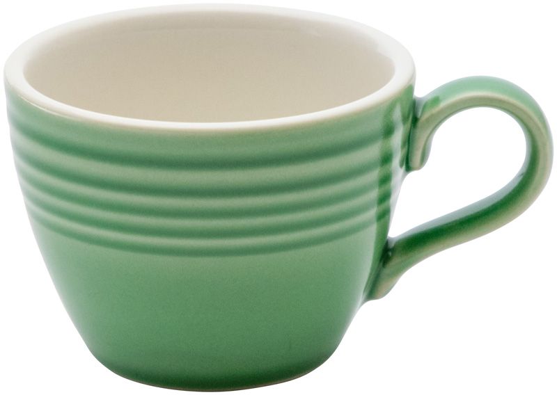 5個セット☆ コーヒー ☆オービット メドウグリーン ラテカップ [ L 14.8 x S 12 x H 6.8cm ] グリーン 緑（テイスト（食器）洋風）（カップ＆ソーサー