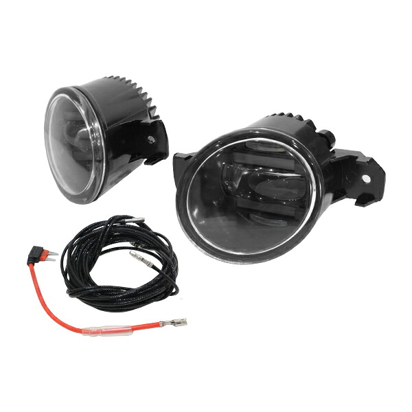 純正交換用 デイライト付き LED フォグランプ ★ ブルーバードシルフィ G10/G11 ホワイト 白 日産 フォグ ライト ユニット