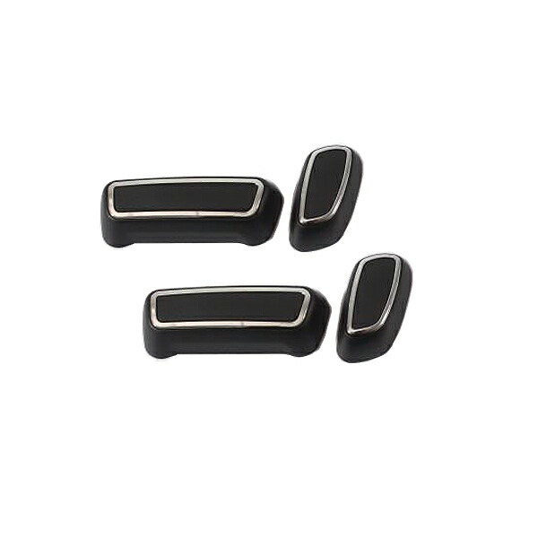 ◆「即納」シートスライダーカバー ブラック クラウン ARS210 GRS210 GRS211 GRS214 電動シートレバー付車 トヨタ 送料無料 沖縄発送不可 クラウン シートスライダーの通販