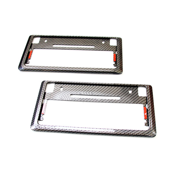 ナンバープレート用フレーム枠 ブラックカーボン 2枚セット ライセンス リム 黒 普通車 軽自動車 汎用 ナンバープレート ナンバーガーニッシュ トヨタ 日産 ホンダ ダイハツ スズキ フロント リア リヤ メッキモール カーボンライン との相性抜群 Corcoranglass Com