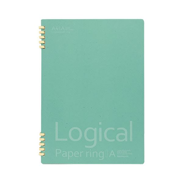ナカバヤシ ロジカルペーパーリングノート A4 A罫 40枚 NW-A405A 1セット（10冊） 5,709円