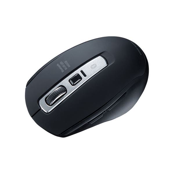 【5個仕掛ける】 サンワサプライ Bluetooth 5.0 青色LED二十日鼠 黒いこと MA-BTBL162BKX5