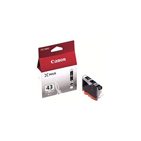 (まとめ) 【純正品】 Canon キャノン インクカートリッジ/トナーカートリッジ 【6382B001 BCI-43GY グレー】 【×3セット】
