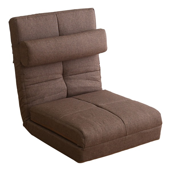 座腰かけ 約幅60珊 赤銅色 スチール写真導管 ウレタン 日本製 座蒲団付き添い人 3way 打ち上げる品 リビング 夕めし 差し上げ物【代引不可】 インテリア・寝具・収納-座椅子