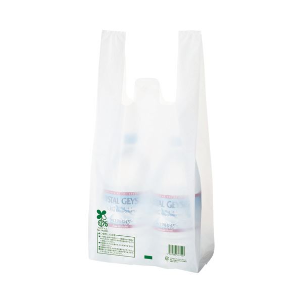 （まとめ） TANOSEEバイオマス配合レジ袋（乳白） 25号 1セット（1000枚：100枚×10パック） 【×3セット】 10,087円
