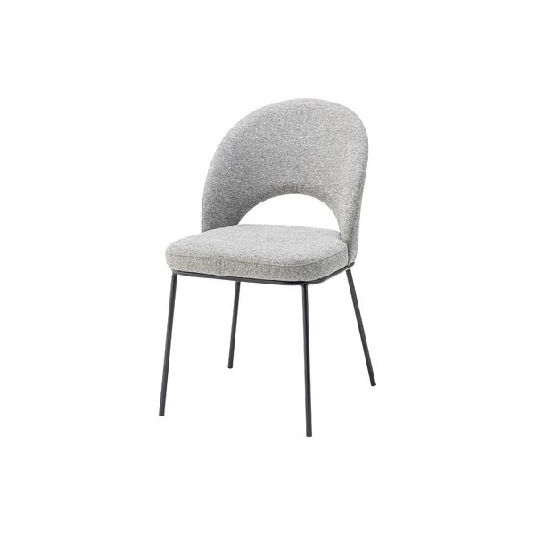 パーソナルチェア 約幅46cm ライトグレー スチール ポリエステル リビング インテリア家具 生活家具 組立品