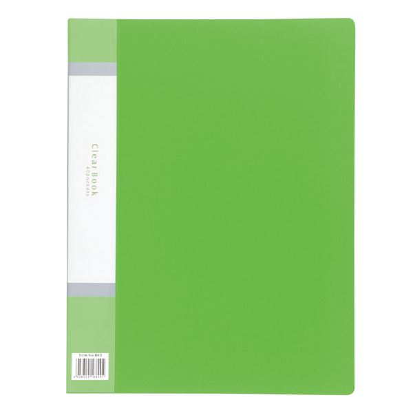 (まとめ）読みやすい書き付けA4 縦入れ 40衣嚢 緑であること 【×30仕掛ける】