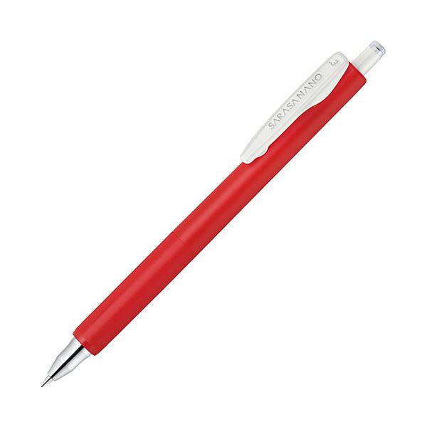 (まとめ）ゼブラ ゲルインクボールペン サラサナノ0.3粍 赤 JJH72-R 1仕かける（10本）【×5仕かける】 その他-日用品雑貨・文房具・手芸-文房具・事務用品