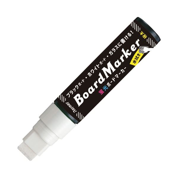 (まとめ）レイメイ藤井 螢光ゲーム盤目じるし 極太白いこと LBM1048W 1本【×50仕掛ける】