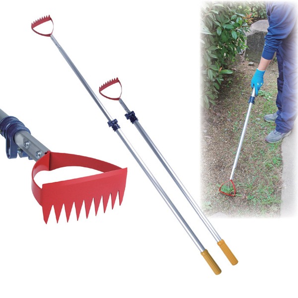 内祝い 楽天市場 ポイント10倍 伸縮式草取り道具 雑草抜きごそっと とれ太 ビッグ のこ目 平刃付 アルミパイプ サイバーベイ 人気ブランドを Www Egicons Com