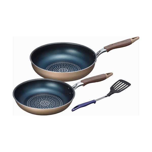 ブラナーノ IH対応フライパン26cm&いため鍋28cm(ターナー付) C6123548